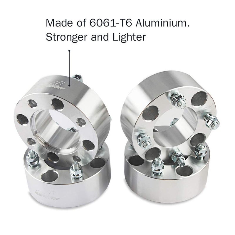GAsupply 4x110 ATV Wheel Spacers 2 inch with 10?1.25 Studs  Wheel Spacer Adapters 74mm Hub Bore  Compatible with Honda  Suzuki  Yamaha  Bombardier(Read Listing for Year Model Info)  4 Pack - Image 2